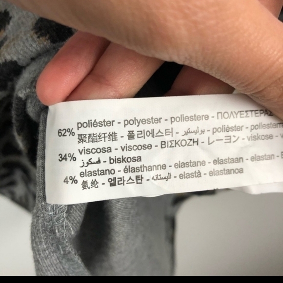 Zara trafaluc Leopard print sweater dress Size 28 / Medium - Picture 8 of 8